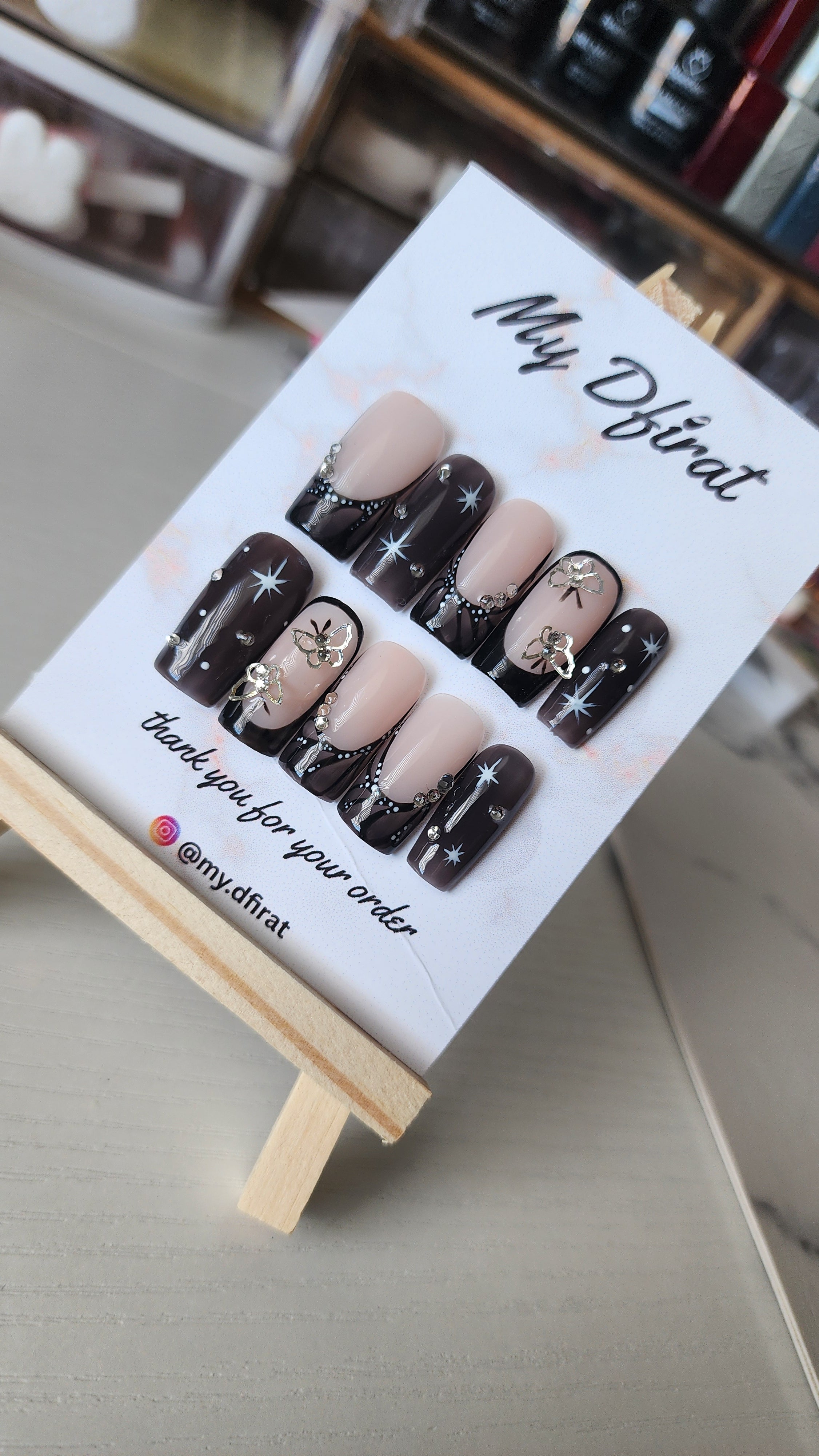 Midnight Glow – Luxe Press-On