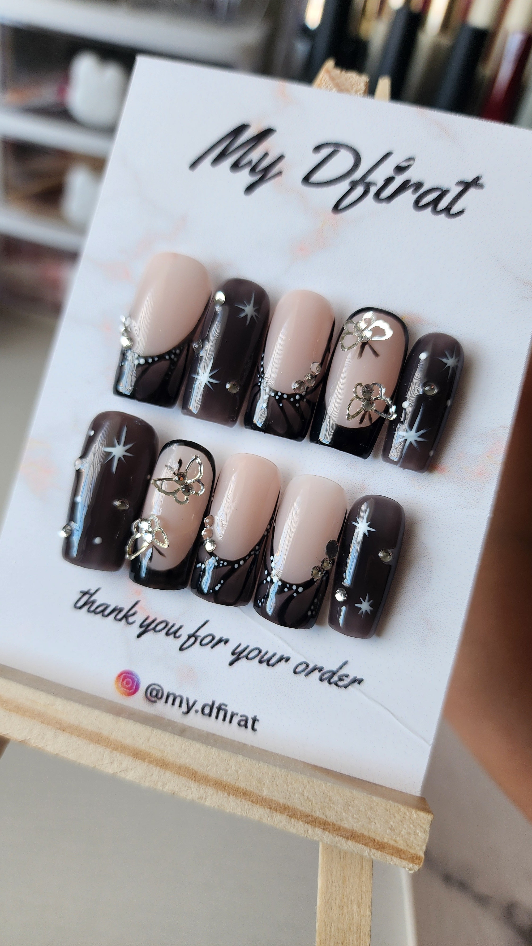 Midnight Glow – Luxe Press-On